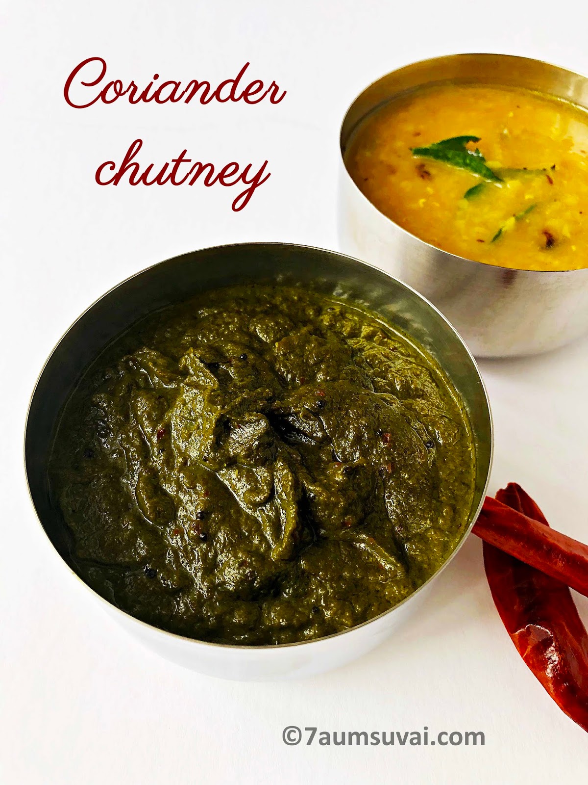 Amma’s coriander chutney / kothamalli chutney/Malli chutney/ Recipe