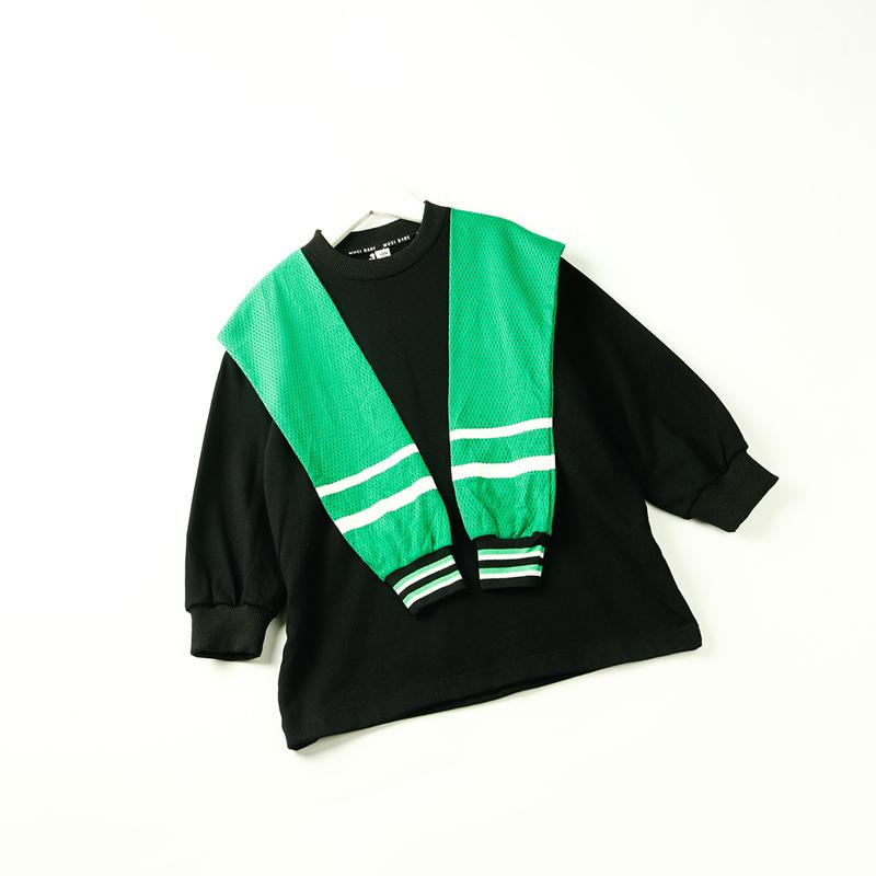 Áo Thun Bé Gái Cotton Tay Dài Phối Áo Ngoài - HEYLADS 157682 23 5 666