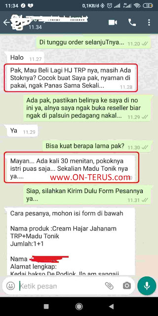 Seller Tunggal Cream Hajar Jahanam TRP Jamin Barang Original