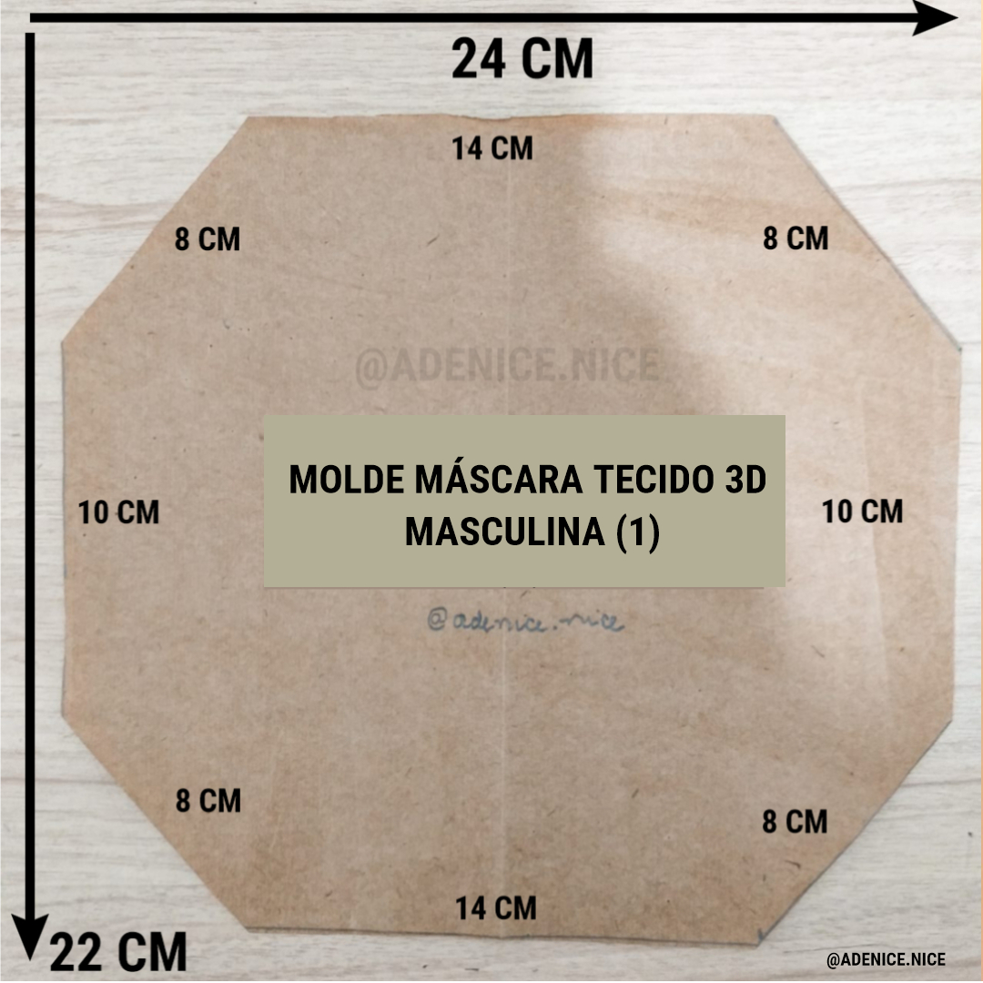 Máscara 3D muito fácil: MOLDE gratuito como faço, trabalhos