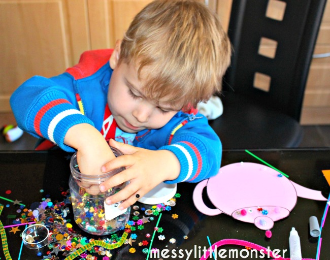 You're Teariffic teapot craft FREE printable teapot template Messy