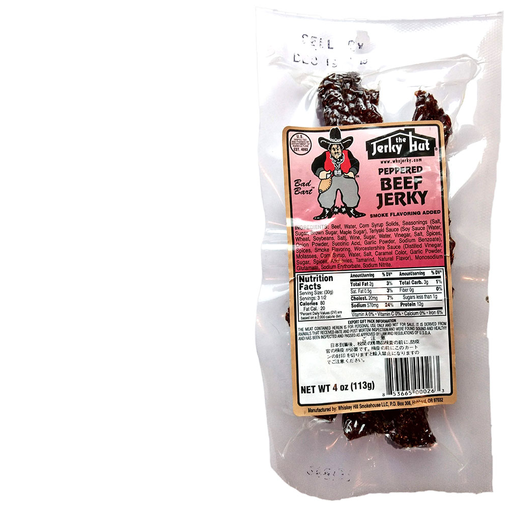 The Jerky Hut Peppered Beef Jerky Beef Jerky Reviews