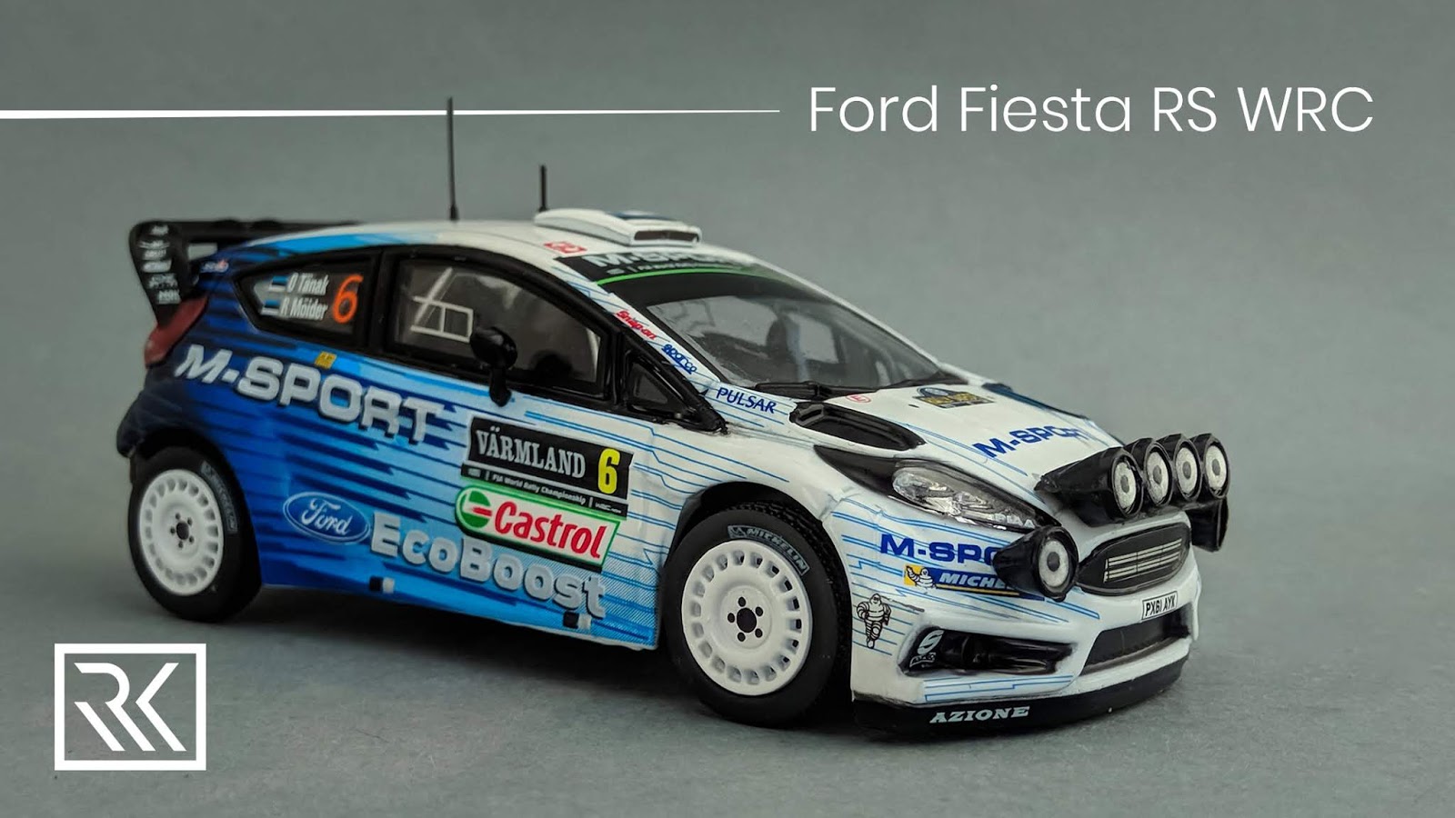 Tuż za podium... • Diecast Club Ford Fiesta RS WRC, Sweden 2015