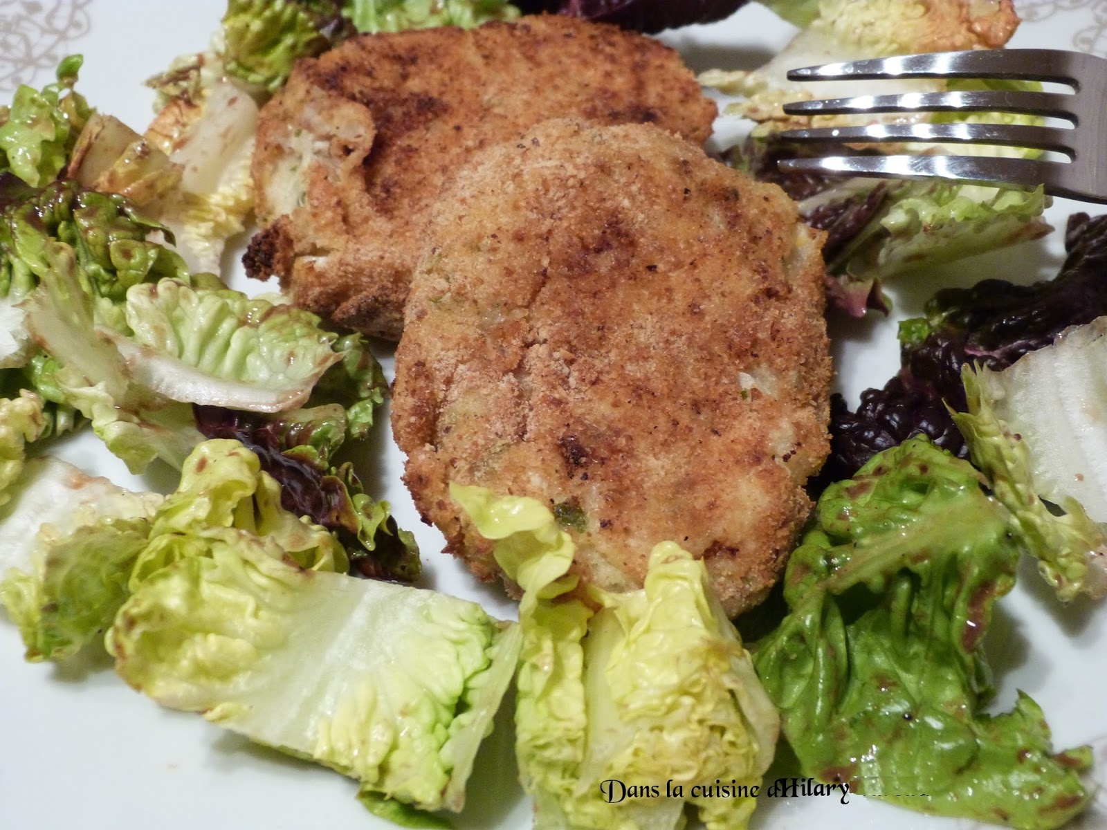 Dans la cuisine d'Hilary Crab cakes d'après une recette de Gordon