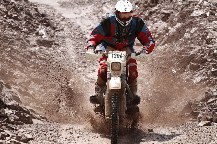 Einsatz am Erzberg mit der BMW Enduro