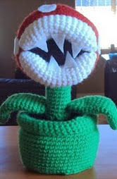 PATRON GRATIS PIRANHA PLANT (SUPER MARIO BROS) AMIGURUMI