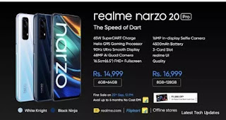 Realme Narzo 20, Narzo 20A and Narzo 20 Pro launched, price starts Rs 8,499