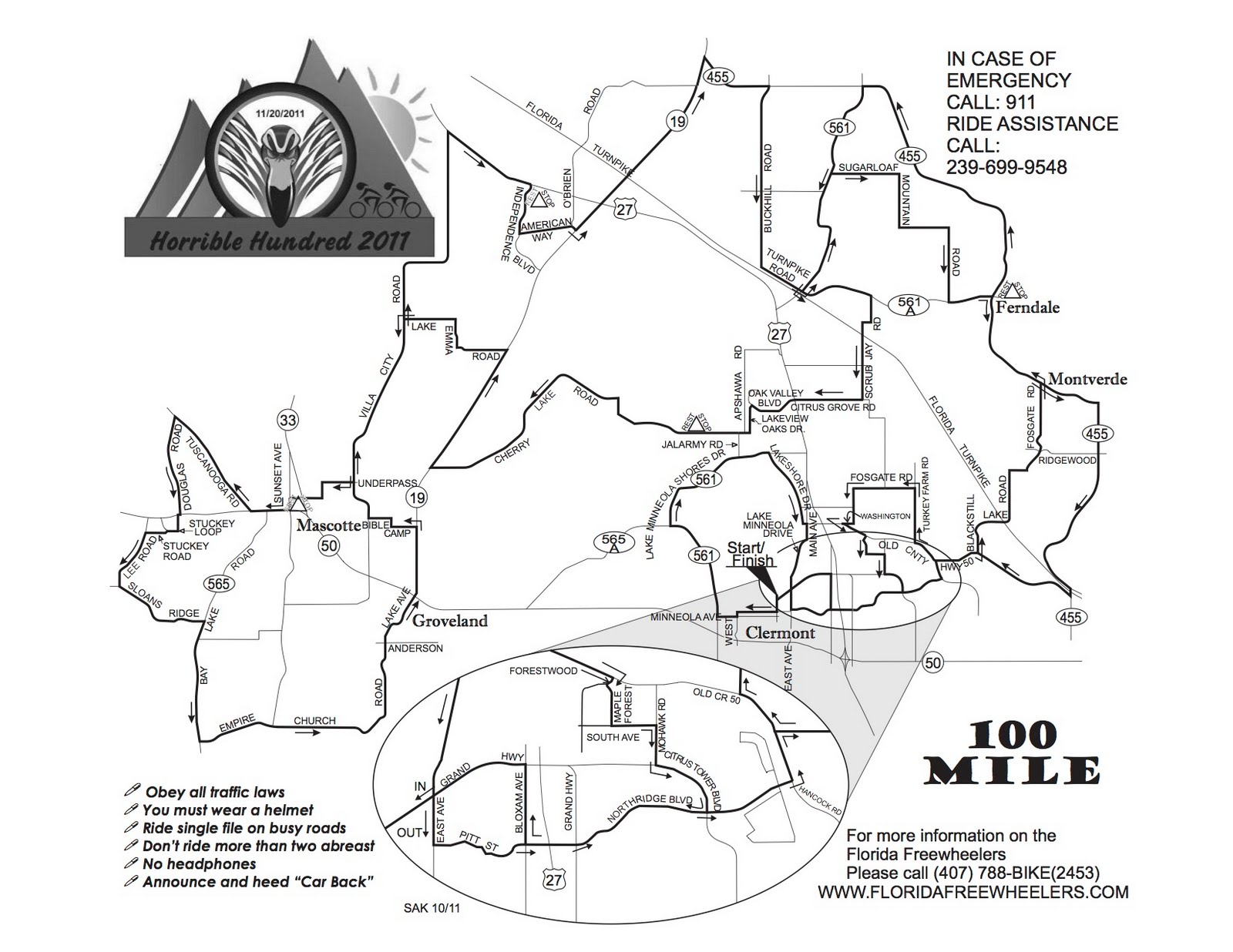 Belle Velo The Horrible Hundred...not so horrible, in my opinion