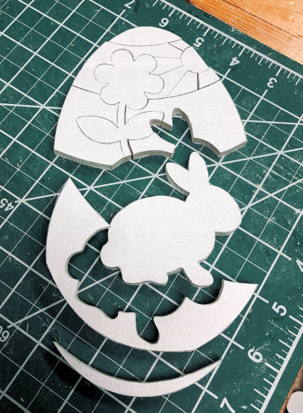 Scrollsaw Segmented Easter Egg Box Scroll Saw Pattern.