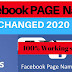 How to Changed Your Facebook Page Name 2020 How to Changed Your Facebook Page Name 2020