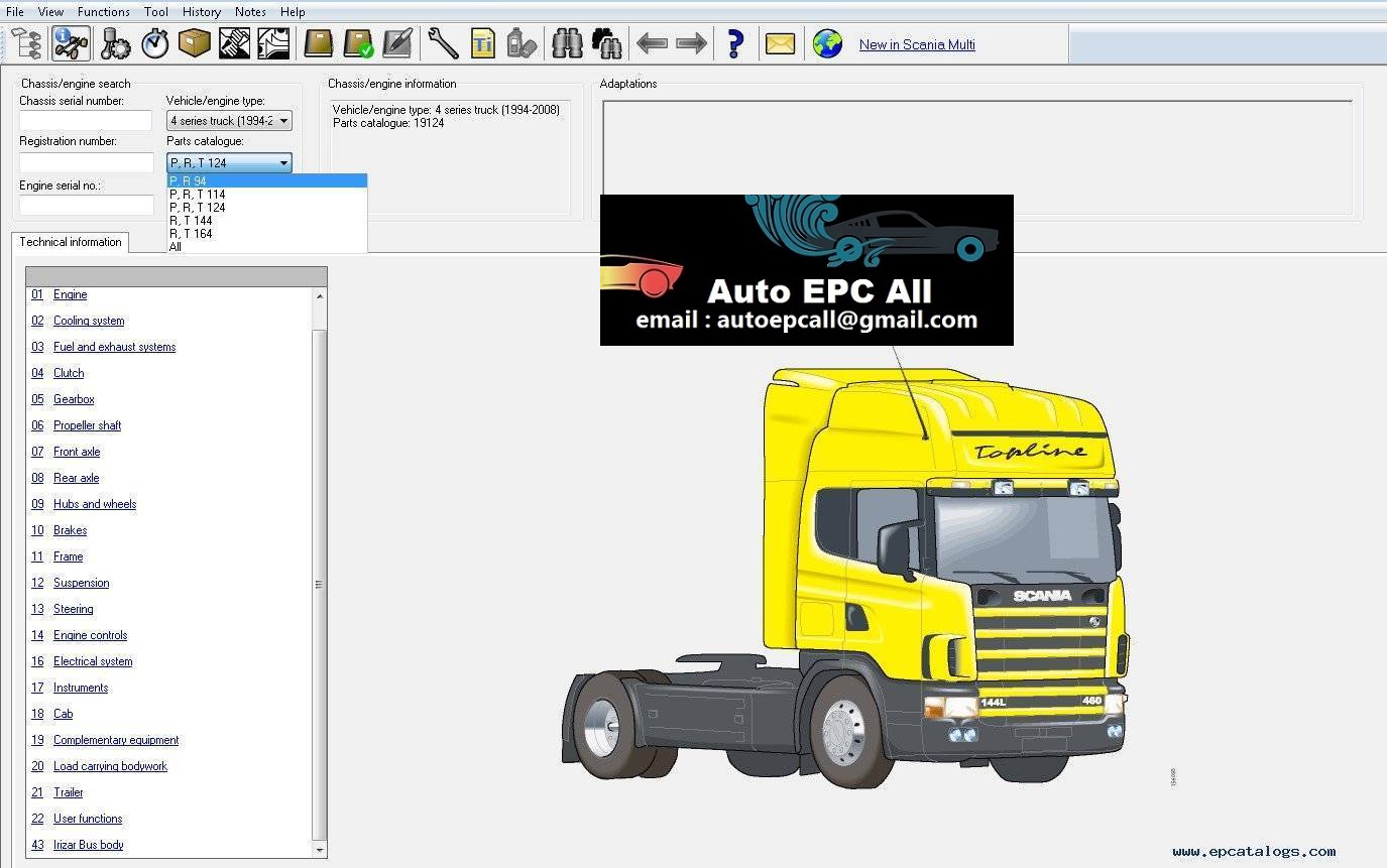 Scania Engines Parts Catalogues