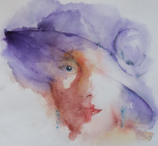  Portrait aquarelle