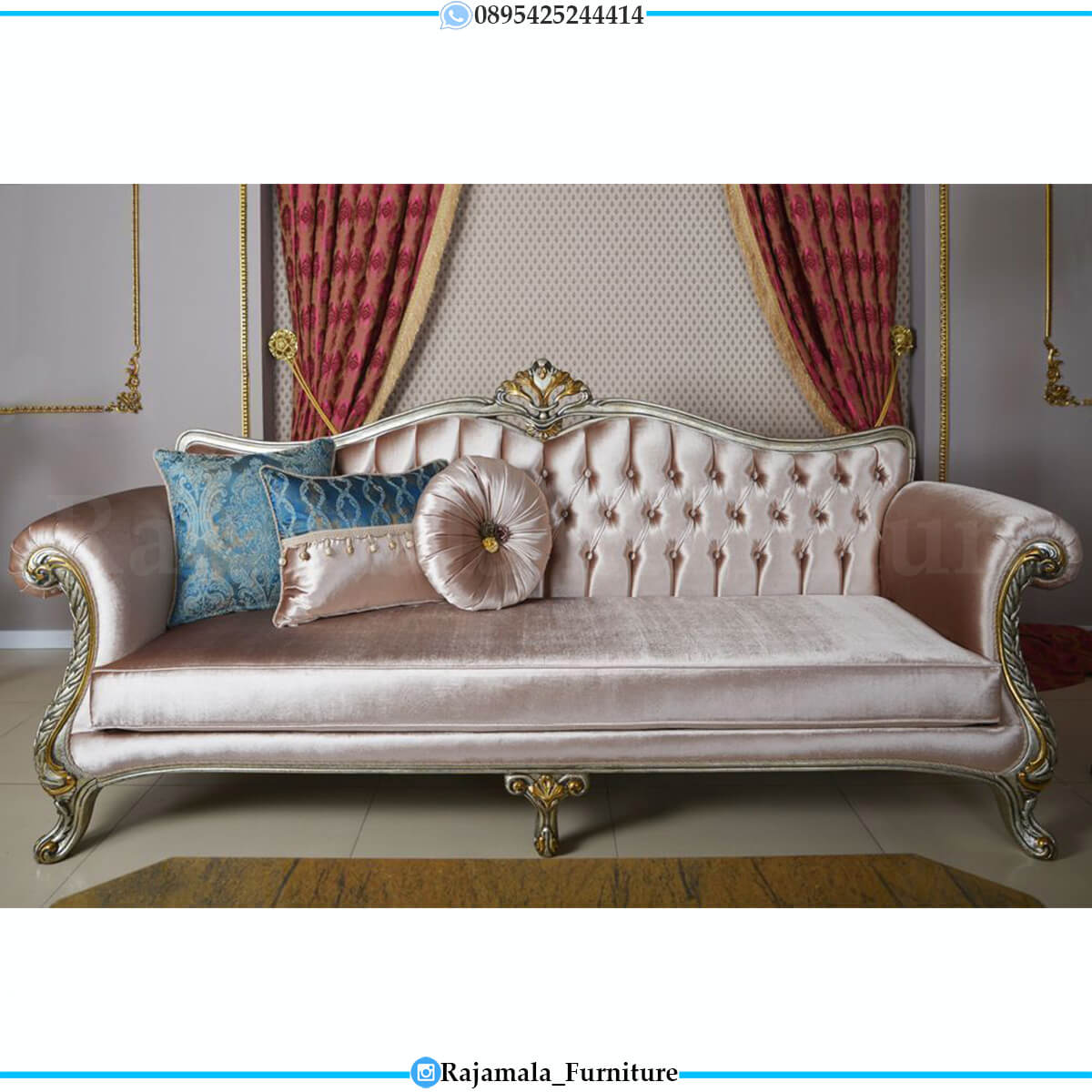 Sofa Tamu Mewah Terbaru Classic Luxury Furniture Jepara RM-0731