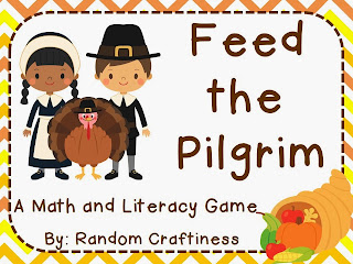 http://www.teacherspayteachers.com/Product/Feed-the-Pilgrim-Math-and-Literacy-Thanksgiving-Center-963748