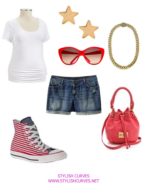 PLUS SIZE OUTFIT IDEAS: WHAT TO WEAR ON THE 4TH OF JULY - Stylish Curves