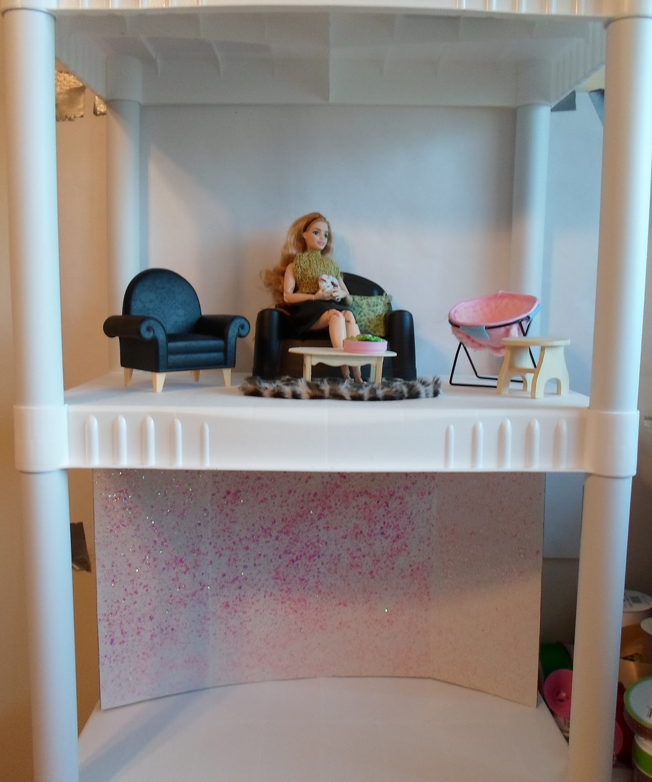 DIY Barbie Blog New Shelving Unit for Barbie House Dioramas