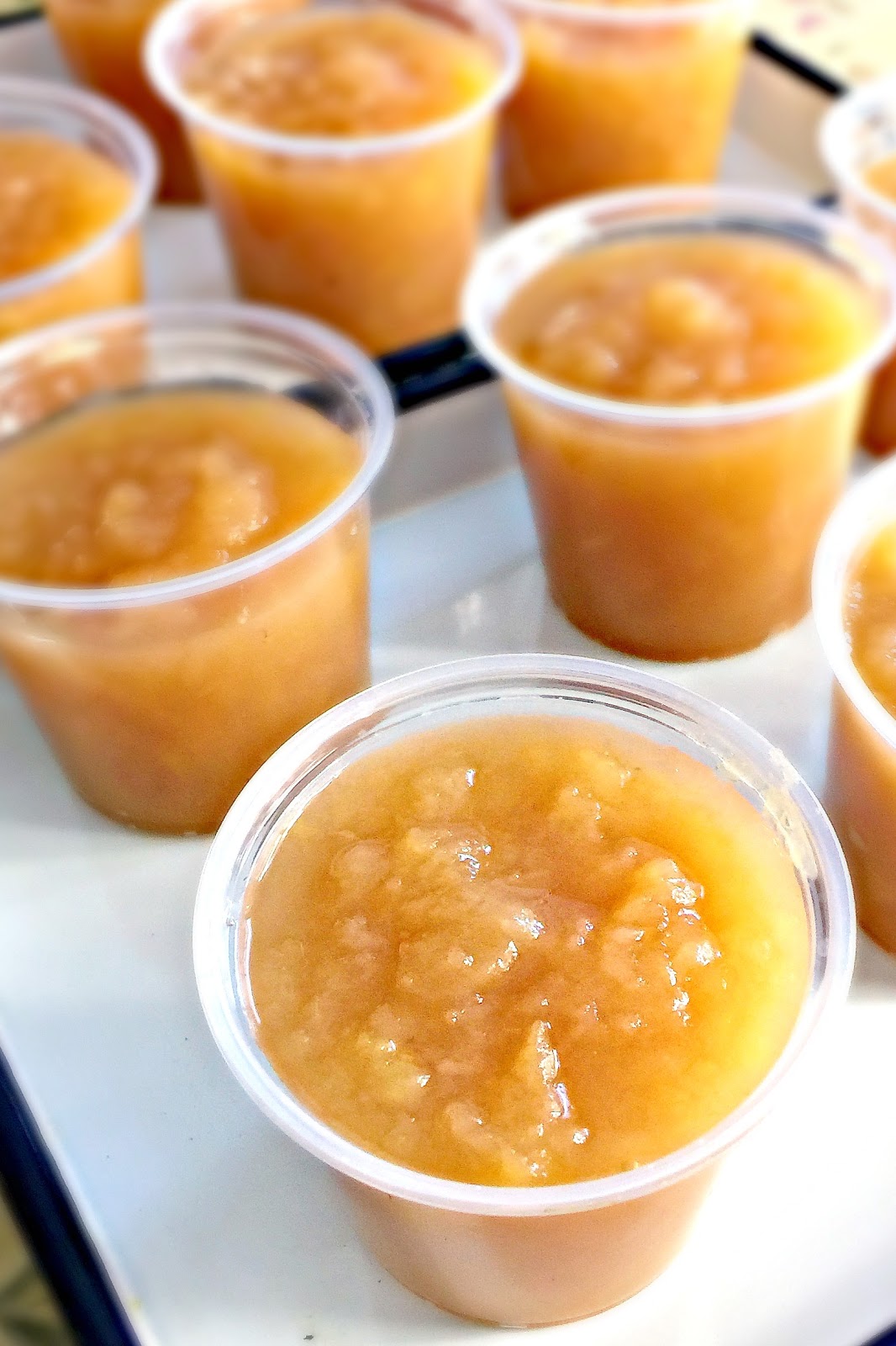Homemade Individual Serve Applesauce