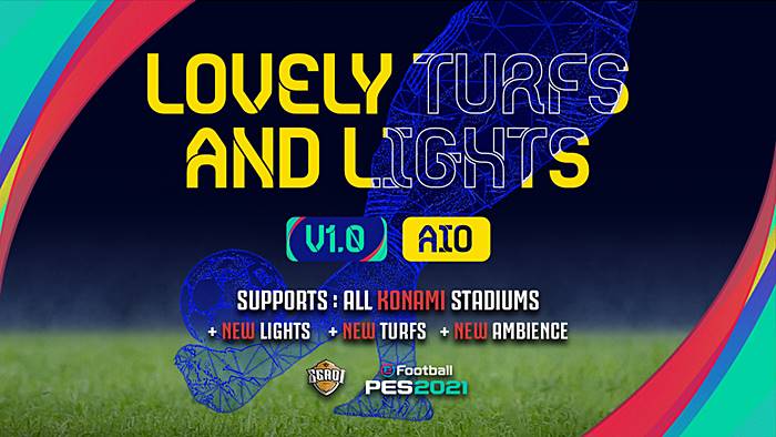 Lovely Turf Lights V1 Aio Pes 2021 Patch Pes New Patch Pro Evolution Soccer