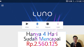 Keuntungan Investasi Bitcoin Di Luno Selama 4 Hari Keuntungan Investasi Bitcoin Di Luno Selama 4 Hari