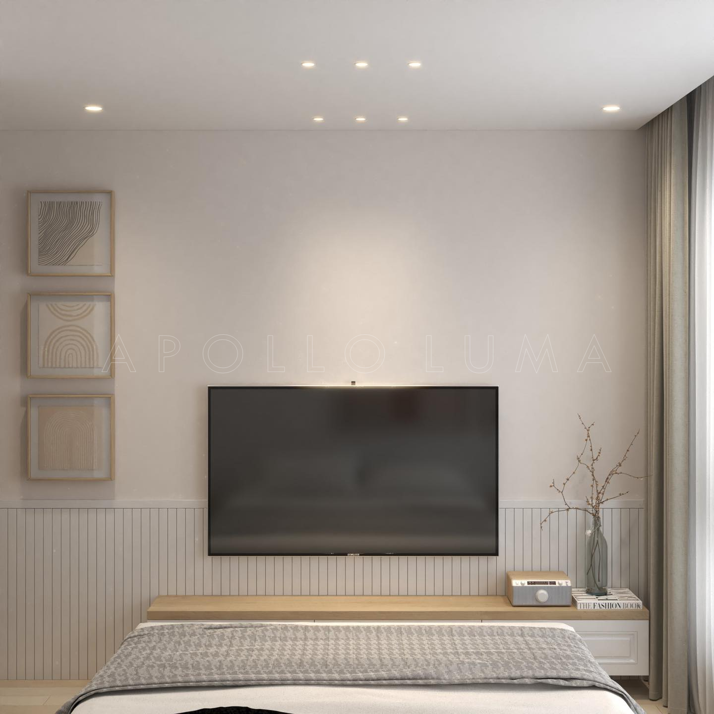 Thiết kế nội thất căn hộ Vinhomes Smart City căn hộ 55m2 (2PN+1) Thiết kế nội thất căn hộ Vinhomes Smart City căn hộ 55m2 (2PN+1)