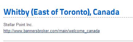 address toronto