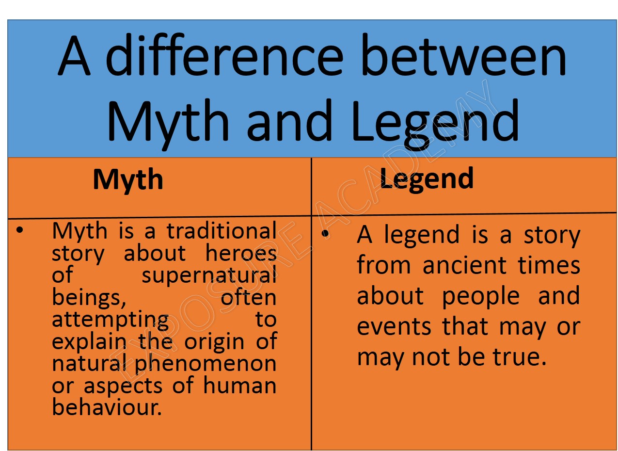 legend and myth essay