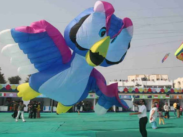 Kite festival in india 2020 picture