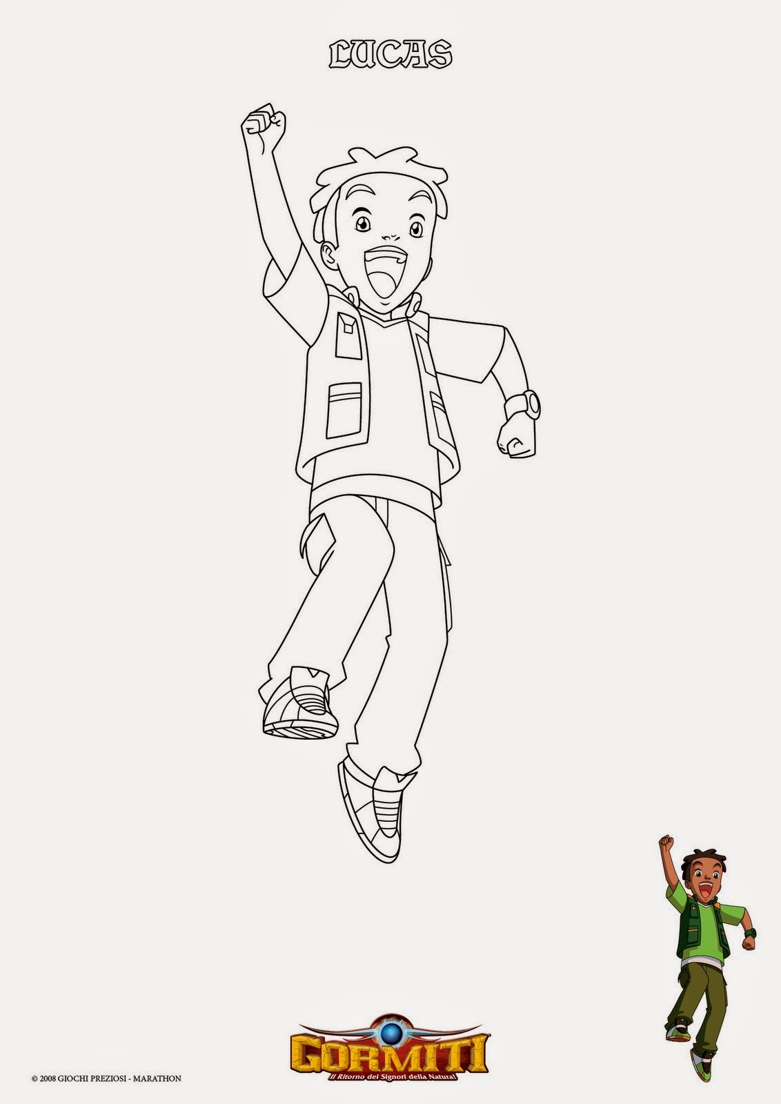 The Printing and Coloring Wizard: Gormiti coloring pages 04