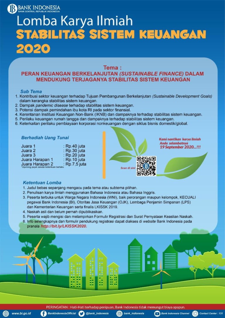 Lomba Karya Tulis Total Hadiah 107 Juta Rupiah Bank Indonesia Info Lomba Menulis