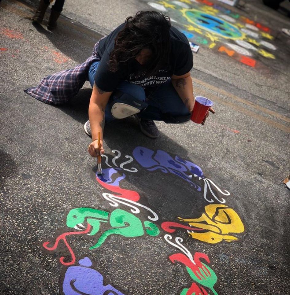 Audrya Flores Artpace Chalk It Up 2019 Sustainability