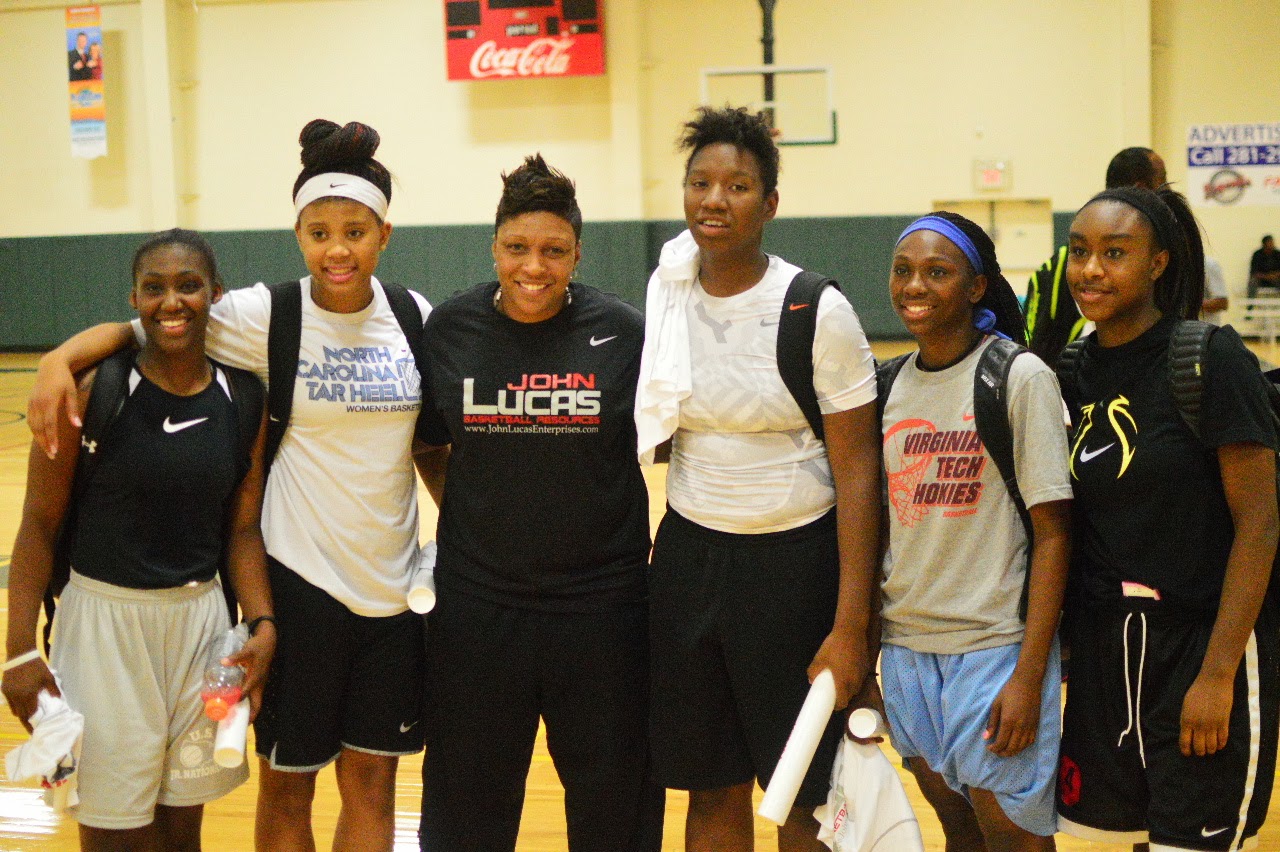 GIRLZ PREP REPORT John Lucas 40/40 Camp closes with a message