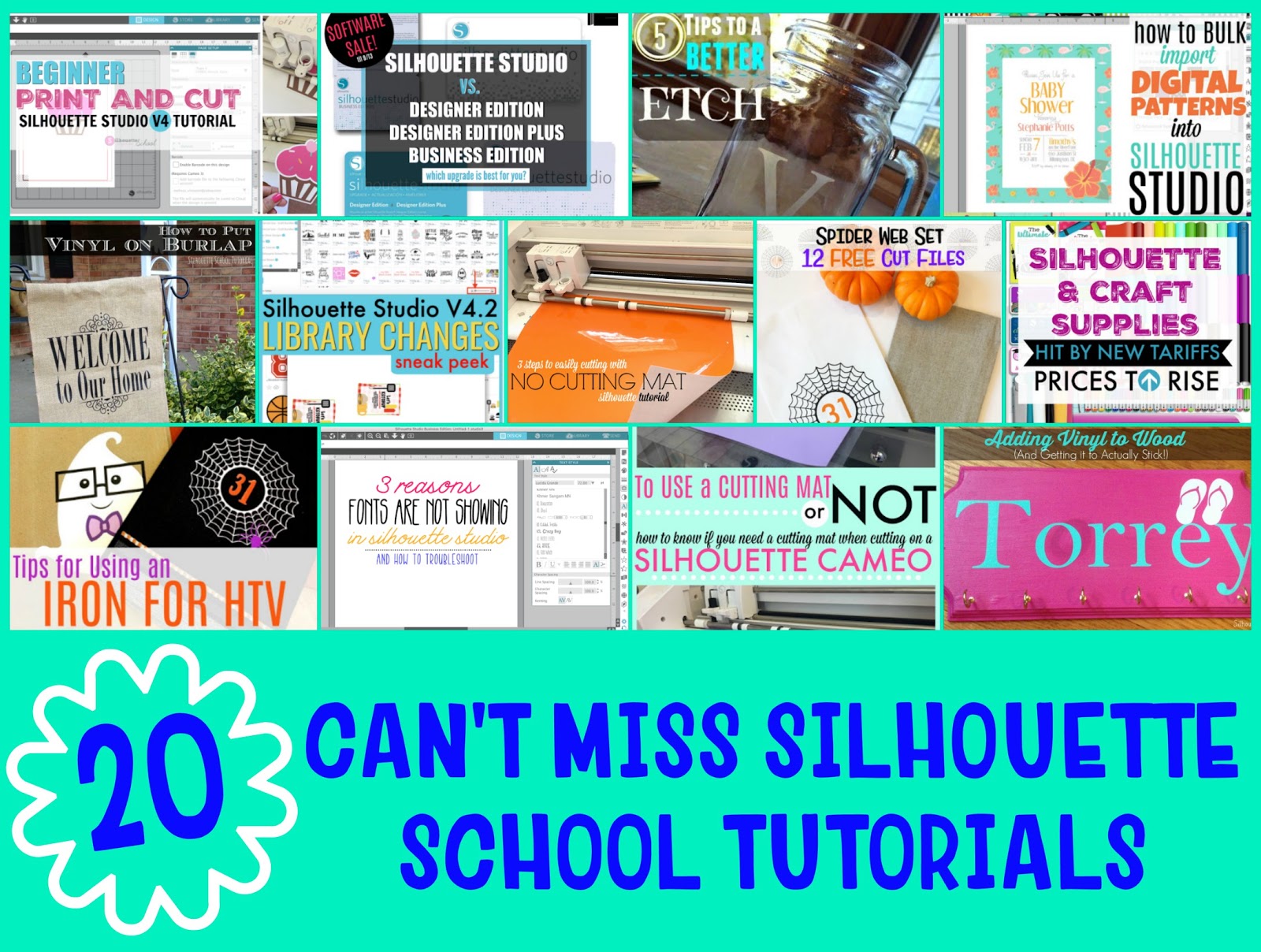 20 Must Read Silhouette Tutorials, Tips, Tricks and Troubleshooting