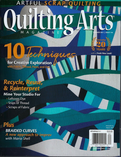 Published in Quilting Arts Summer 2021