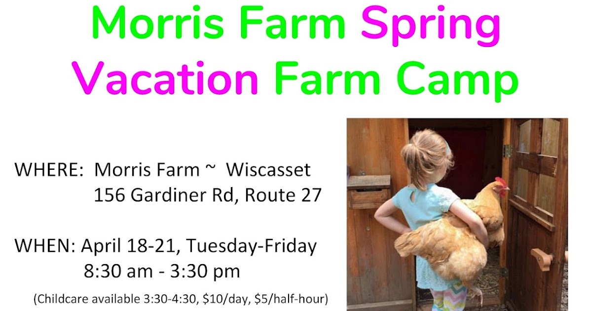 Community Info for Families April Camp