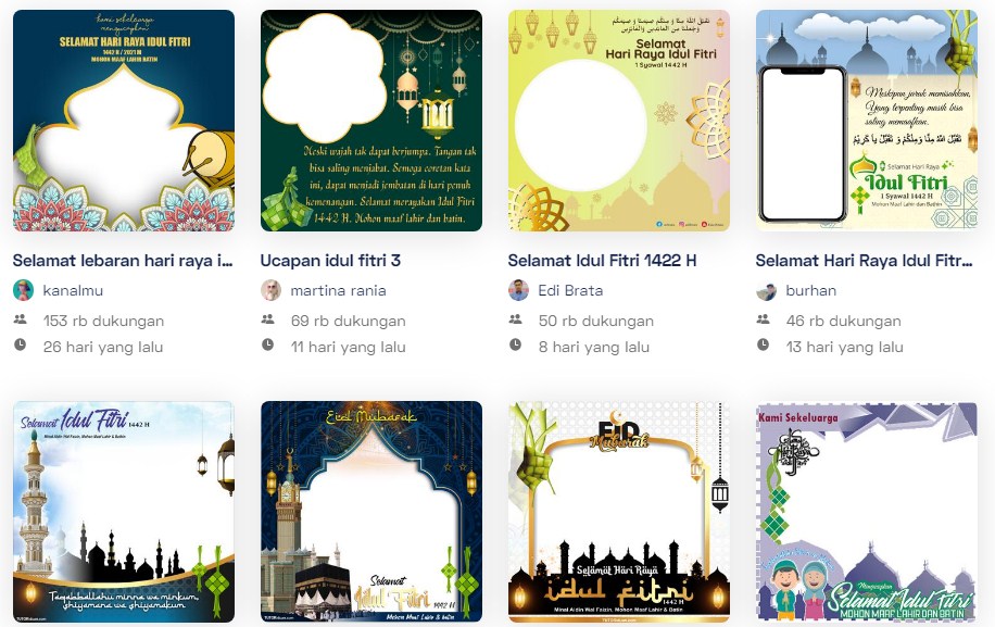 Twibbonize Hari Raya Idul Fitri 2021 Berikut 11 Foto Bingkai Twibbon Keren