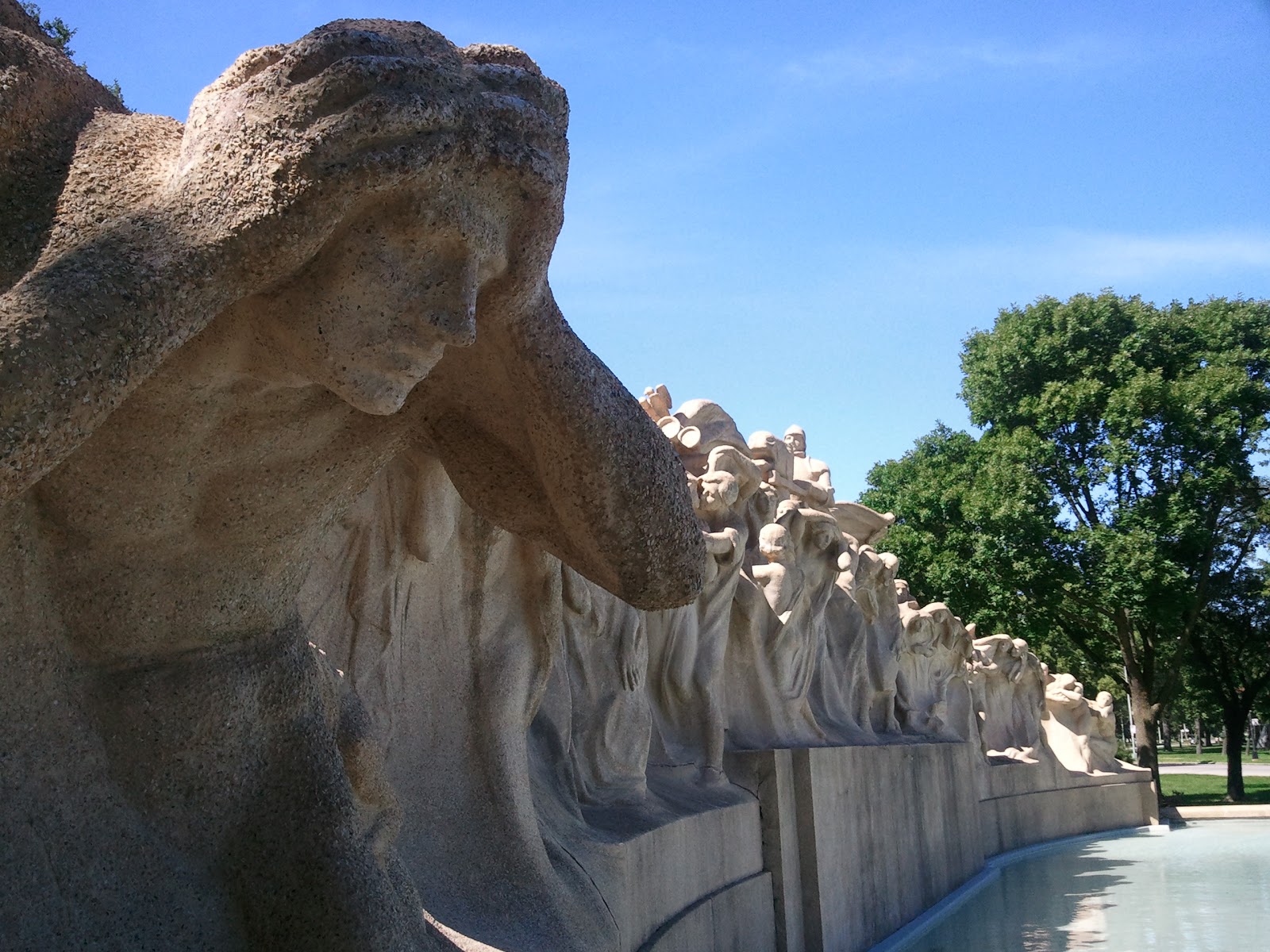 Chicago Photos Fountain of Time, Midway Plaisance, Chicago's South Side