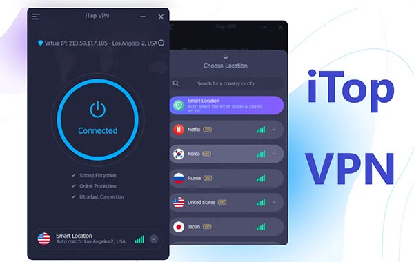 iTop VPN Essayez iTop VPN pour protéger votre vie privée sur le Web