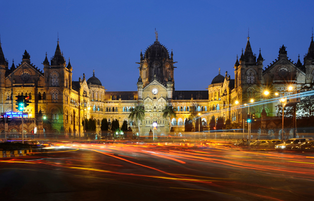 alt="spectacular railway stations,travelling,railway stations,travell,trains,stations,Chatrapati Shivaji Terminus, India"