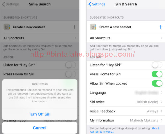 Cara Mematikan Menonaktifkan Siri Di Iphone Ipad Mac Atau Apple Watch Ninna Wiends