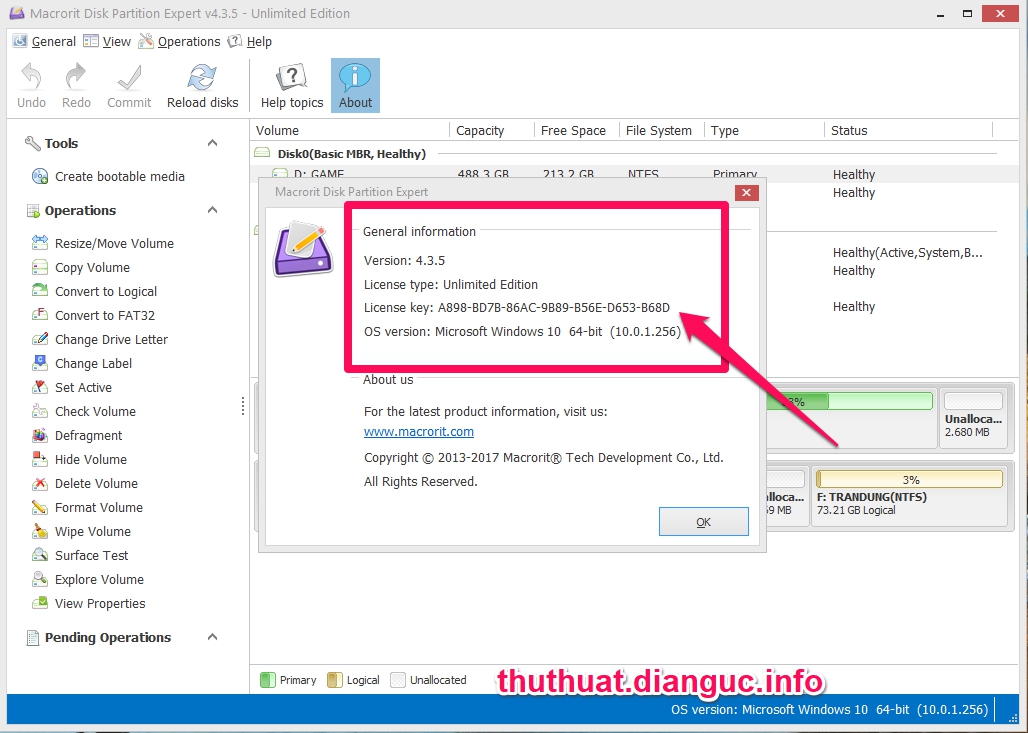 Download Macrorit Disk Partition Expert 4.3.5 Unlimited Full Key – Phân vùng ổ cứng
