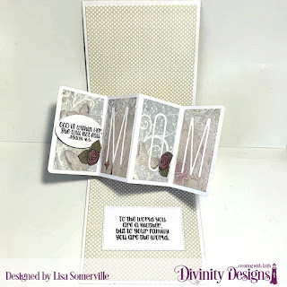 Stamp/Die Duos: My World Custom Dies: Delicate Doily, Circles, Pierced Rectangles, Long & Lean Letters, Sentiment Strips, A2 Portrait Card with Layer, Matting Rectangle, Pretty Posies (leaves), Ovals Paper Collection: Shabby Rose, Shabby Pastels Other: Crystal Rhinestones