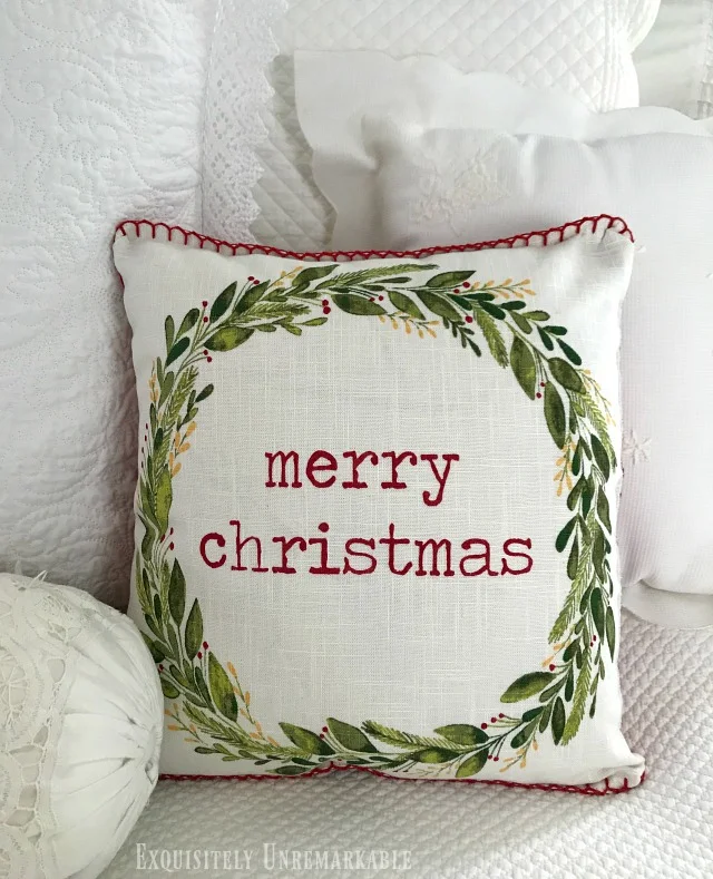 Christmas Pillow DIY