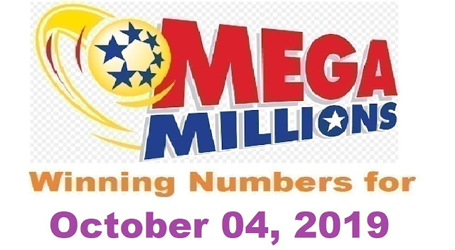 Mega Millions Winning Numbers for Friday, October 04, 2019