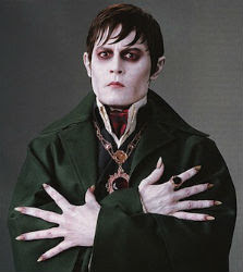Johnny Depp as vampire Barnabas Collins from 'Dark Shadows'