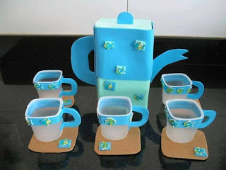 Reciclar Copinhos de Iogurte ou Frutinha