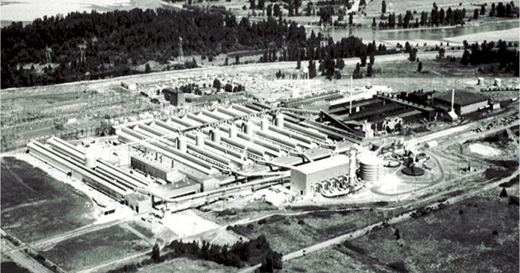 Old Reynolds Aluminum Plant Troutdale Oregon History Page
