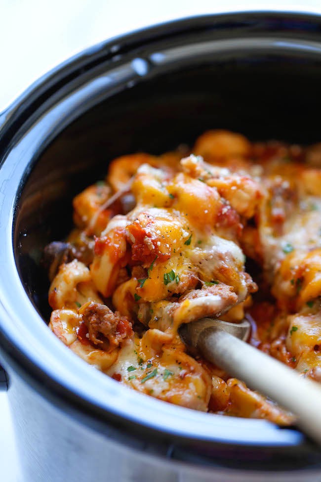 Slow Cooker Cheesy Tortellini Fast Food Near Me