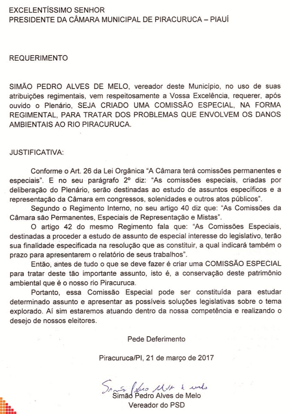 Câmara aprova criação de uma Comissão sobre o Rio Piracuruca - Imagem 2