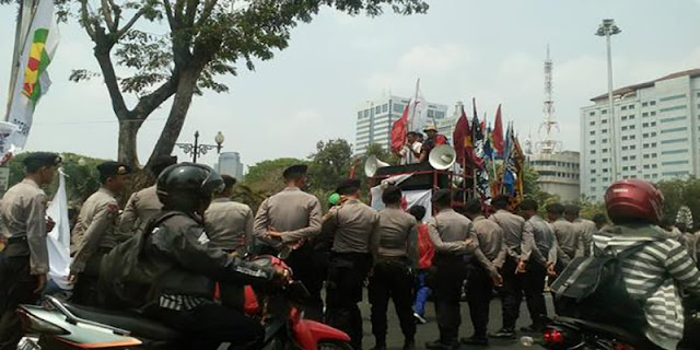 3.385 Personel Gabungan Diturunkan Jaga Aksi Jokowi End Game