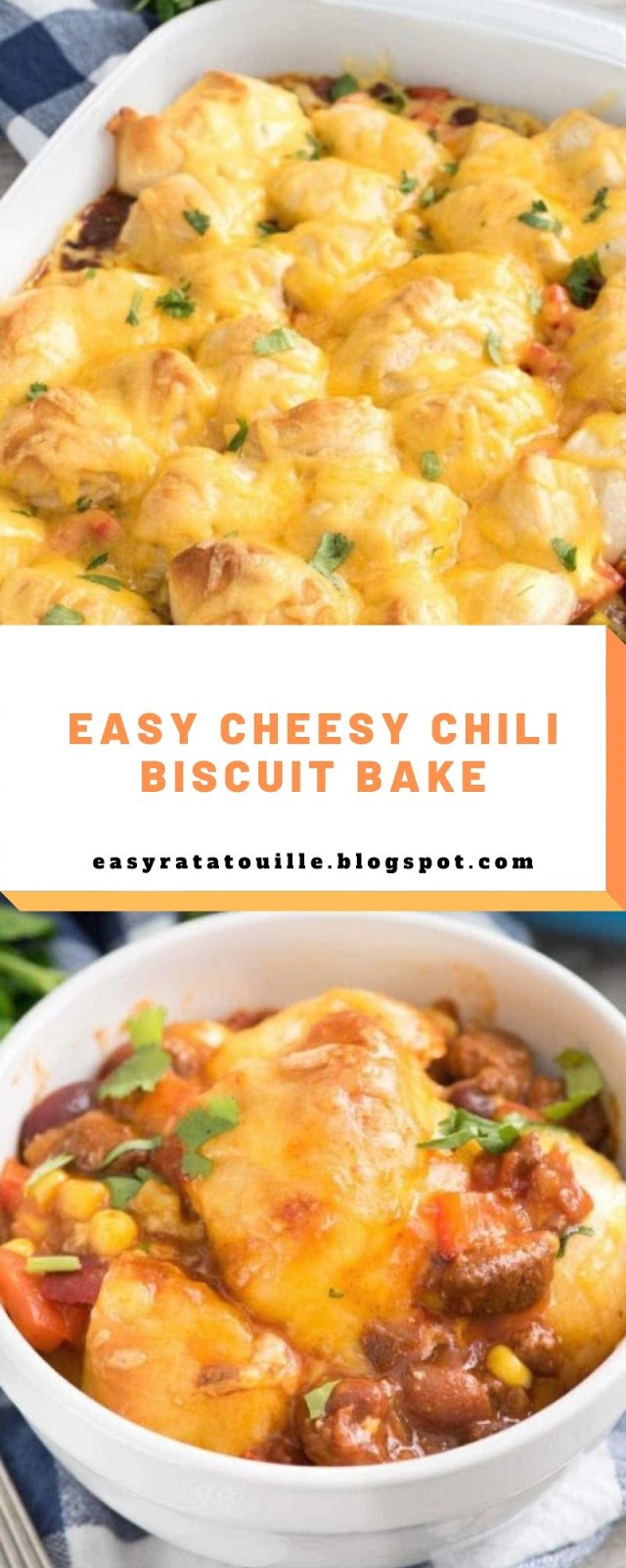 Easy Cheesy Chili Biscuit Bake